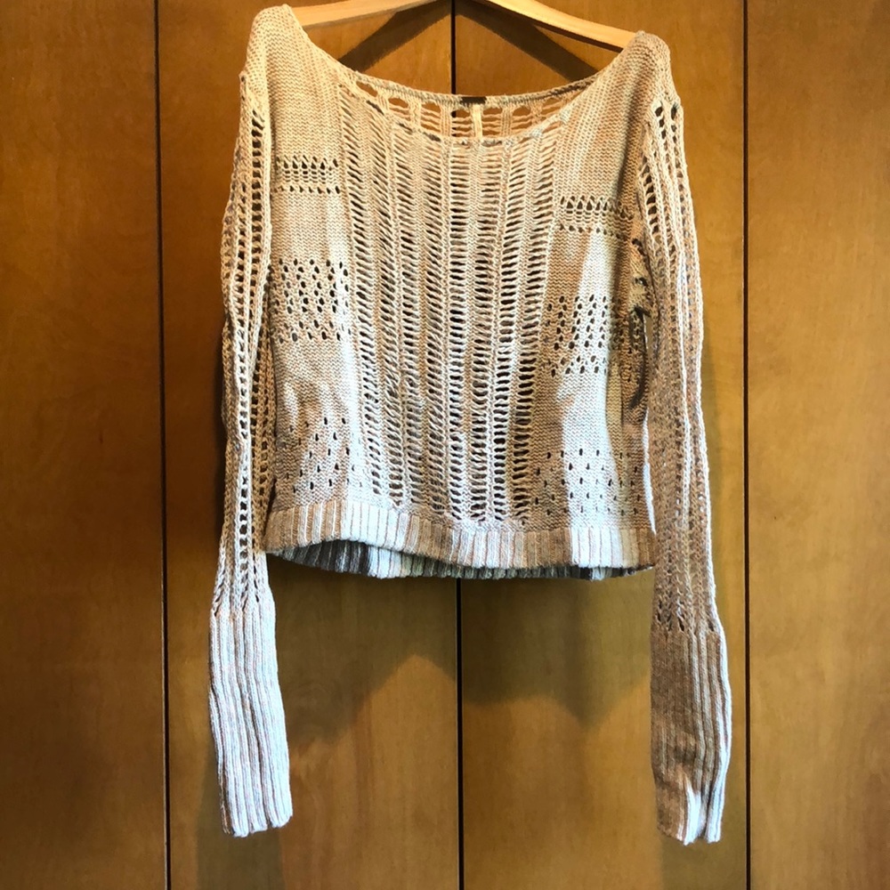 Free people open knitt top